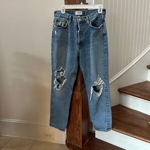 Jeans with holes by agolde